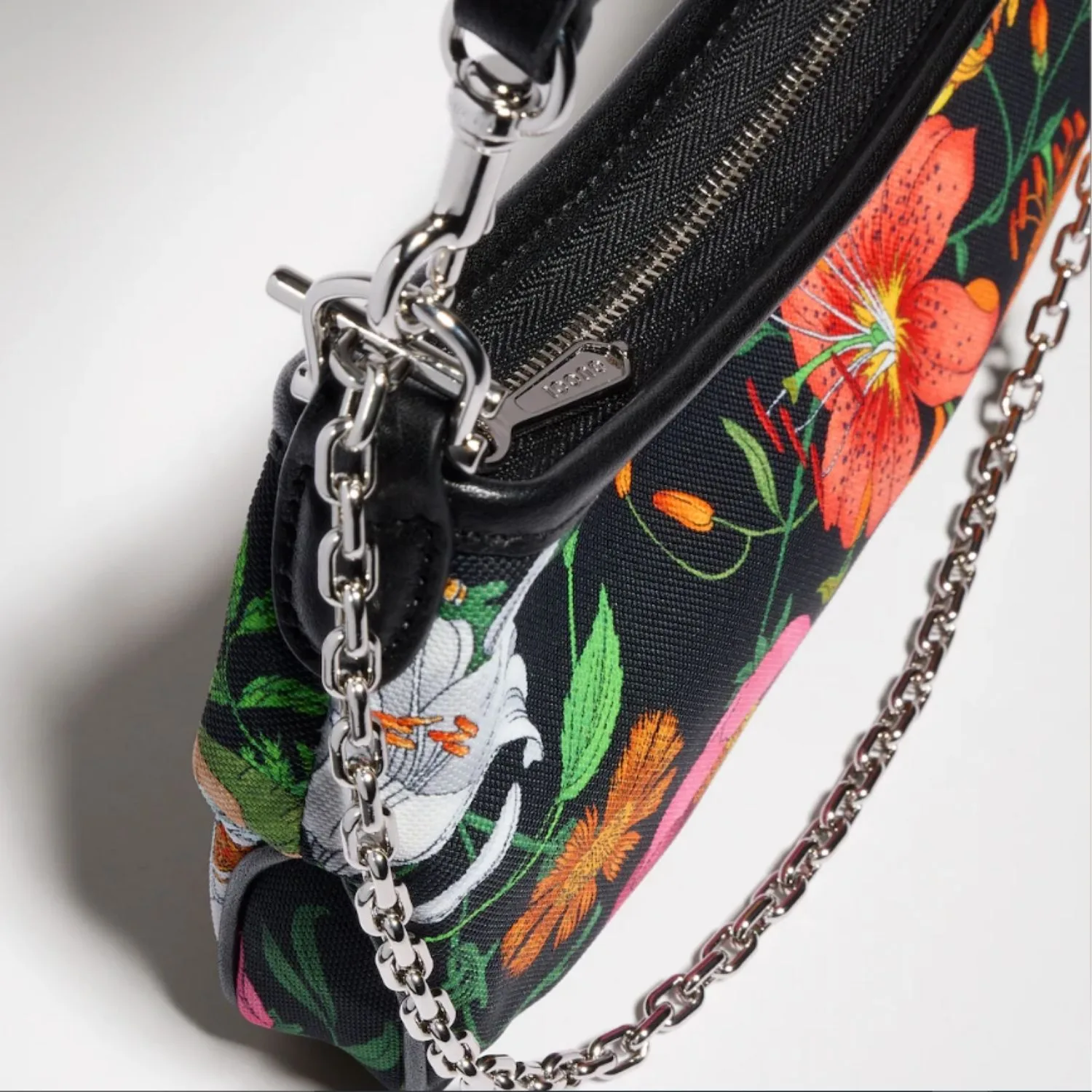 Gucci Gossip Small Shoulder Bag / Black/ Multicolor Silver Hardware - Image 8