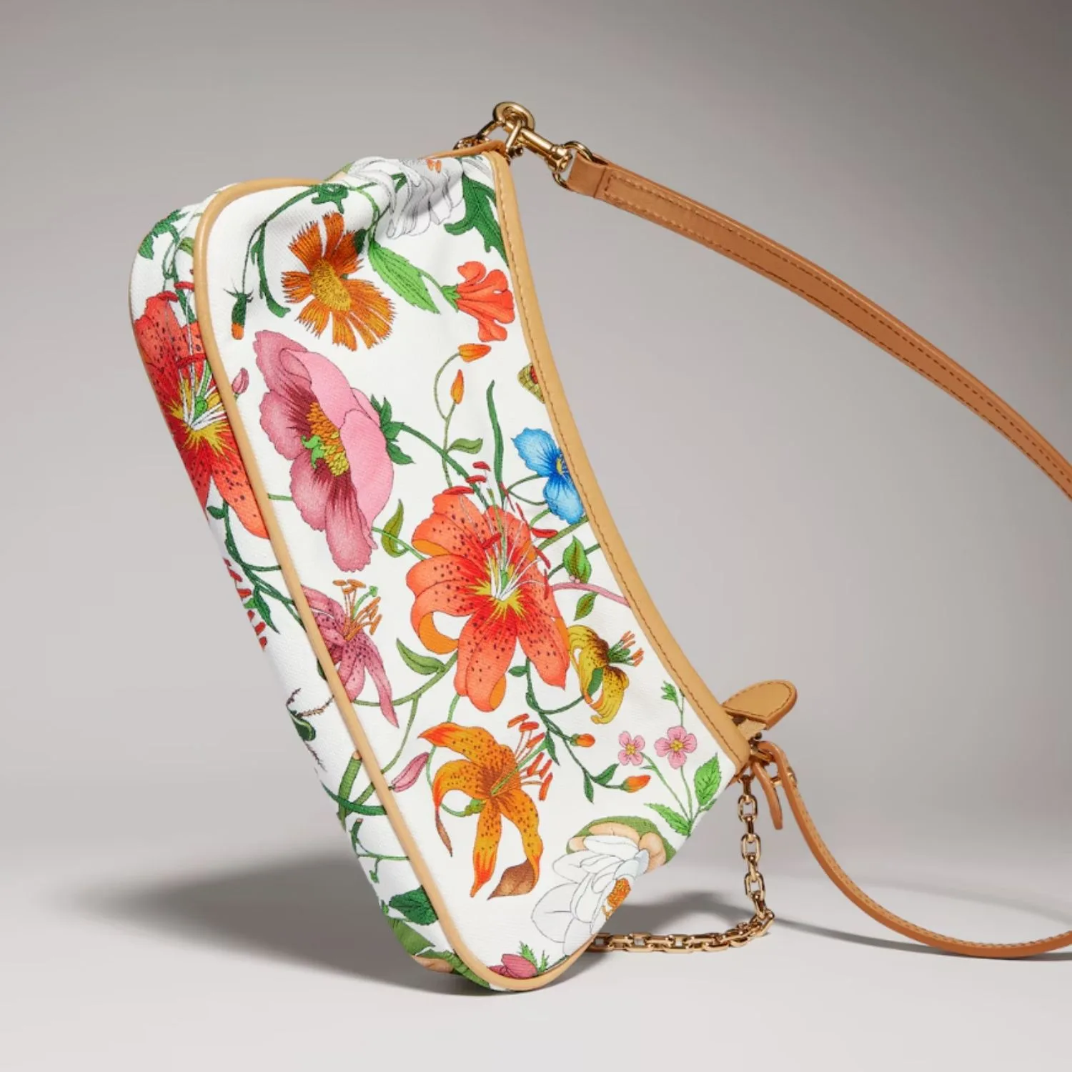Gucci Gossip Small Shoulder Bag / White/ Multicolor Gold Hardware - Image 6