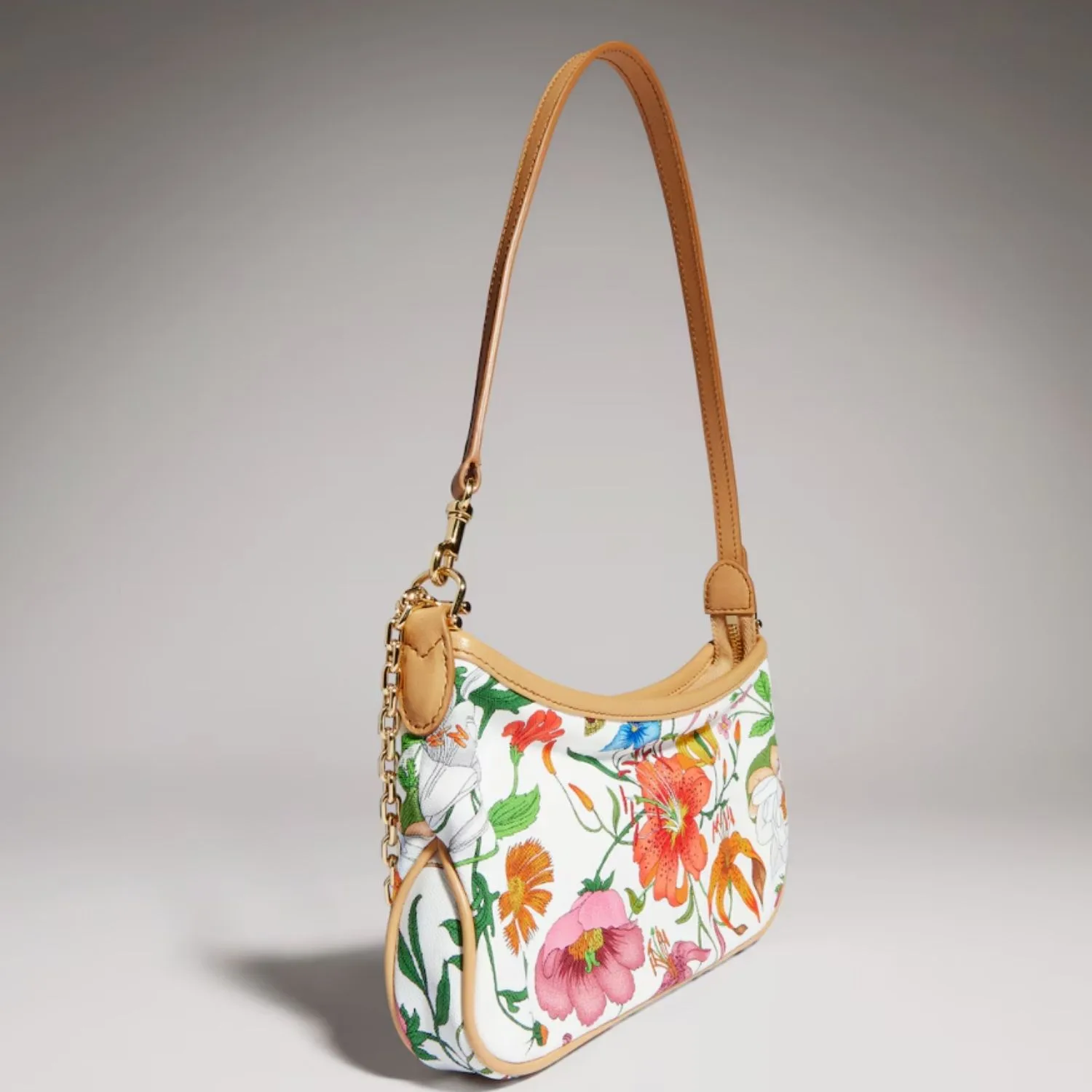 Gucci Gossip Small Shoulder Bag / White/ Multicolor Gold Hardware - Image 4