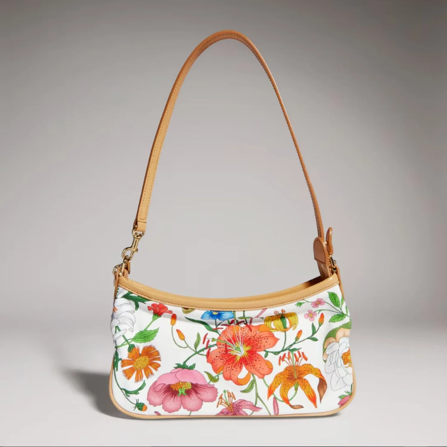 Gucci Gossip Small Shoulder Bag / White/ Multicolor Gold Hardware - Image 5