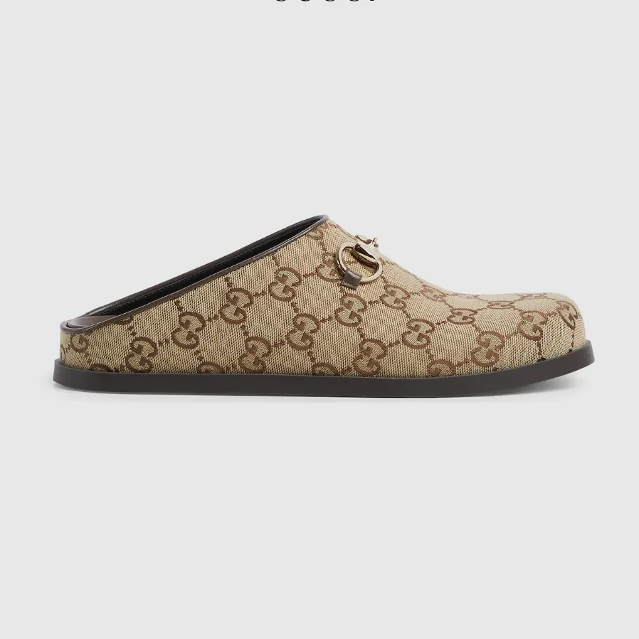 Gucci Horsebit Mules Camel/ Dark Brown Gold Hardware ? FAB10 2543 - Image 6