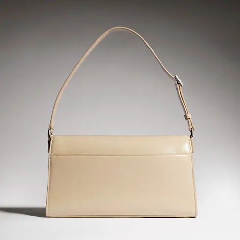 Gucci Horsebit Ristretto Medium Shoulder Bag / Beige Silver Hardware A0020Y AAGRB 9730 - Image 7