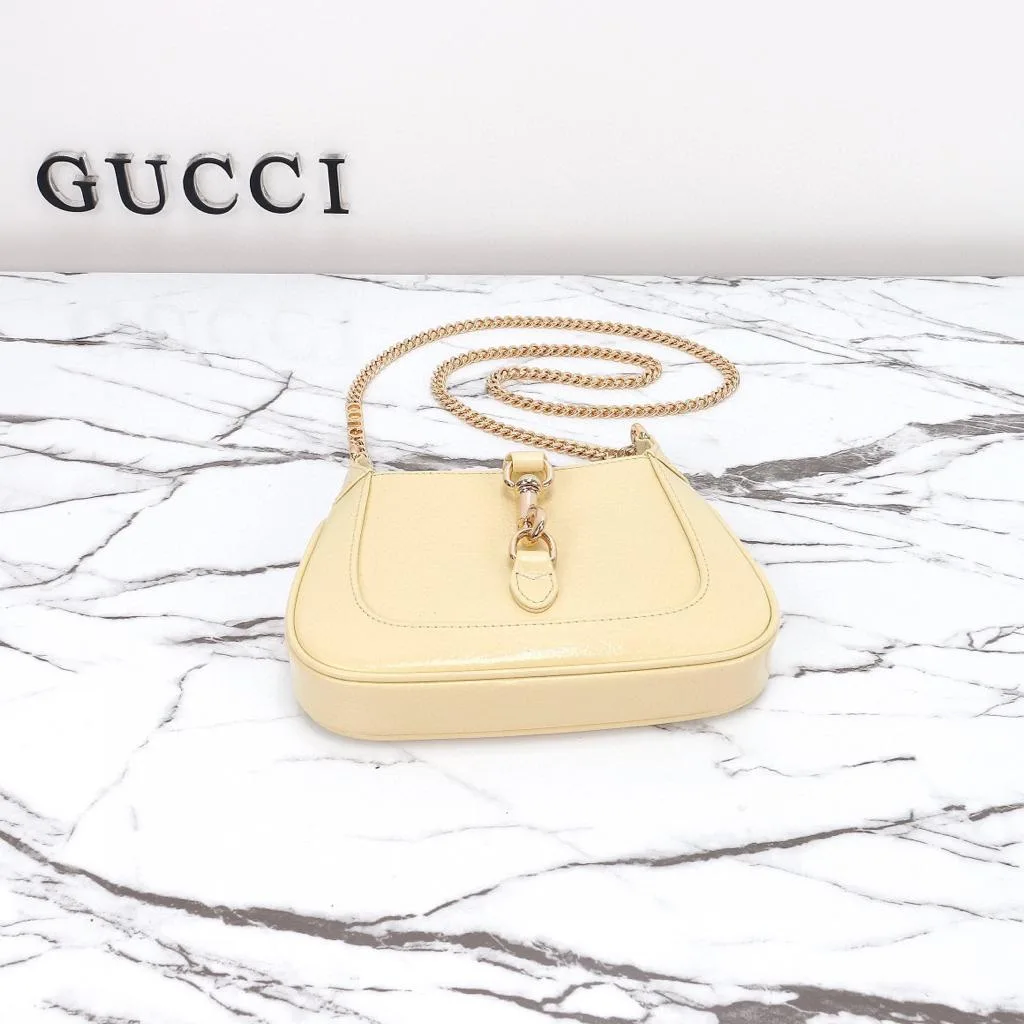 Gucci Jackie Notte Mini Crossbody Bag / Light Yellow Gold Hardware - Image 6