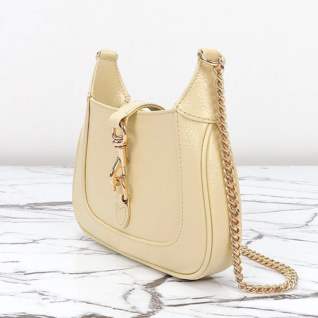 Gucci Jackie Notte Mini Crossbody Bag / Light Yellow Gold Hardware - Image 5