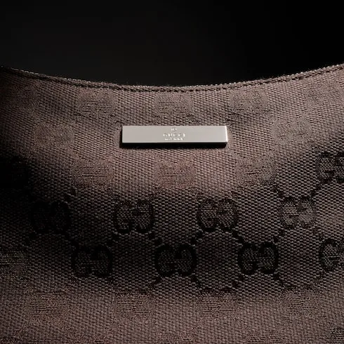 Gucci Lady Lunetta Small Shoulder Bag / Dark Brown Palladium Hardware - Image 9
