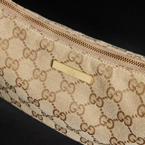 Gucci Lady Lunetta Small Shoulder Bag / Sand/ Dark Brown Gold Hardware - Image 8