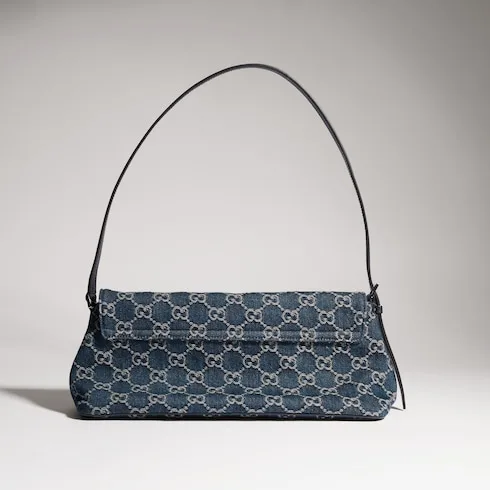 Gucci Madison Medium Shoulder Bag / Dark Blue Palladium Hardware - Image 8