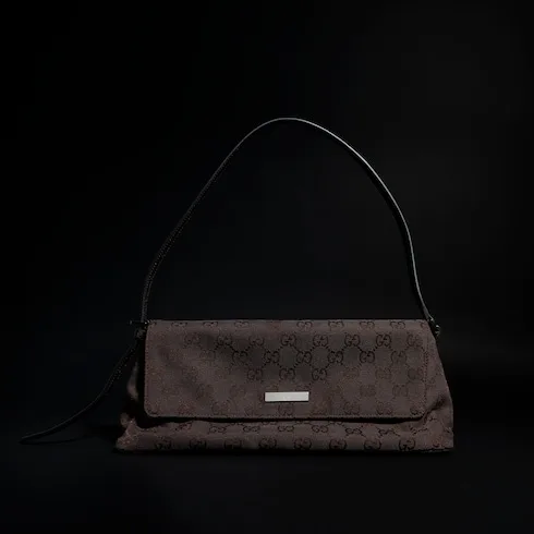 Gucci Madison Medium Shoulder Bag / Dark Brown Palladium Hardware - Image 4