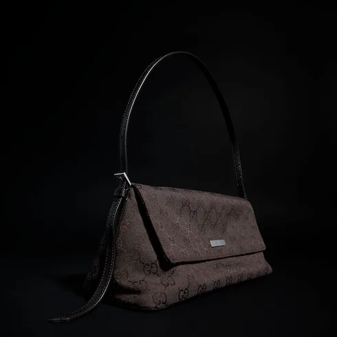 Gucci Madison Medium Shoulder Bag / Dark Brown Palladium Hardware - Image 5