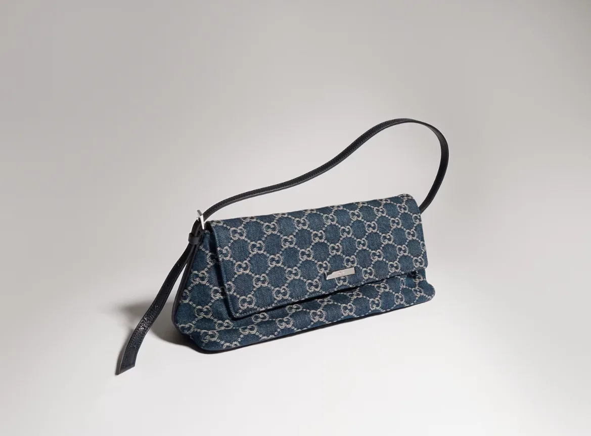 Gucci Madison Medium Shoulder Bag / Dark Blue Palladium Hardware - Image 5