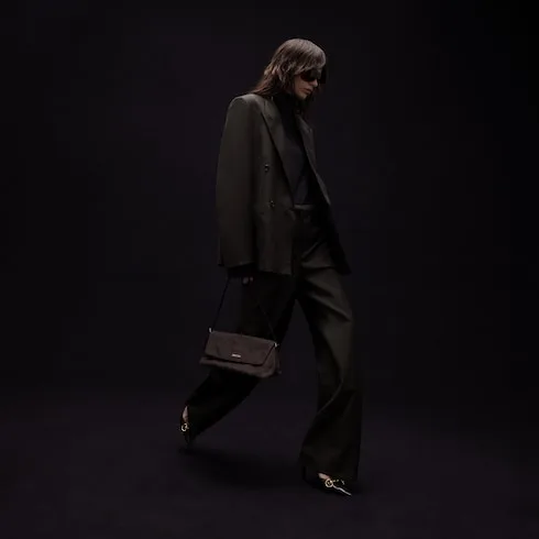 Gucci Madison Medium Shoulder Bag / Dark Brown Palladium Hardware - Image 3