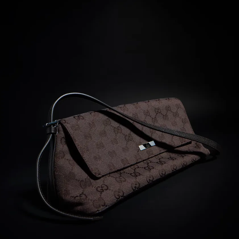 Gucci Madison Medium Shoulder Bag / Dark Brown Palladium Hardware - Image 6