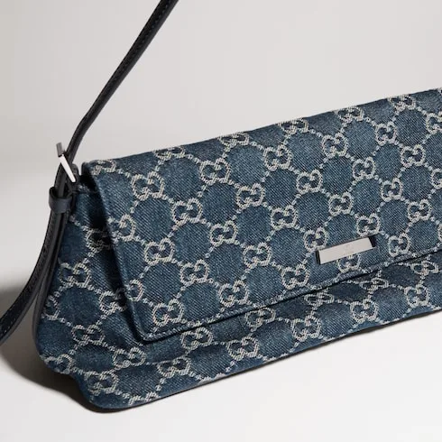 Gucci Madison Medium Shoulder Bag / Dark Blue Palladium Hardware - Image 7