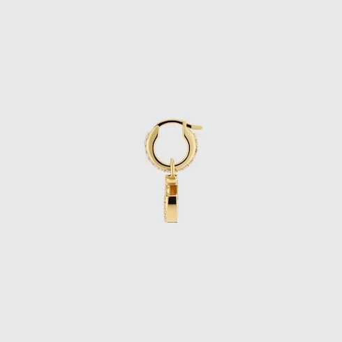 Gucci Marmont Crystal Earrings Gold Hardware - Image 4