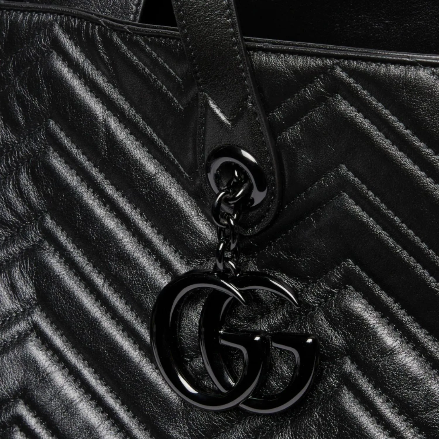 Gucci Marmont Large Tote Bag / Black Black Hardware - Image 7