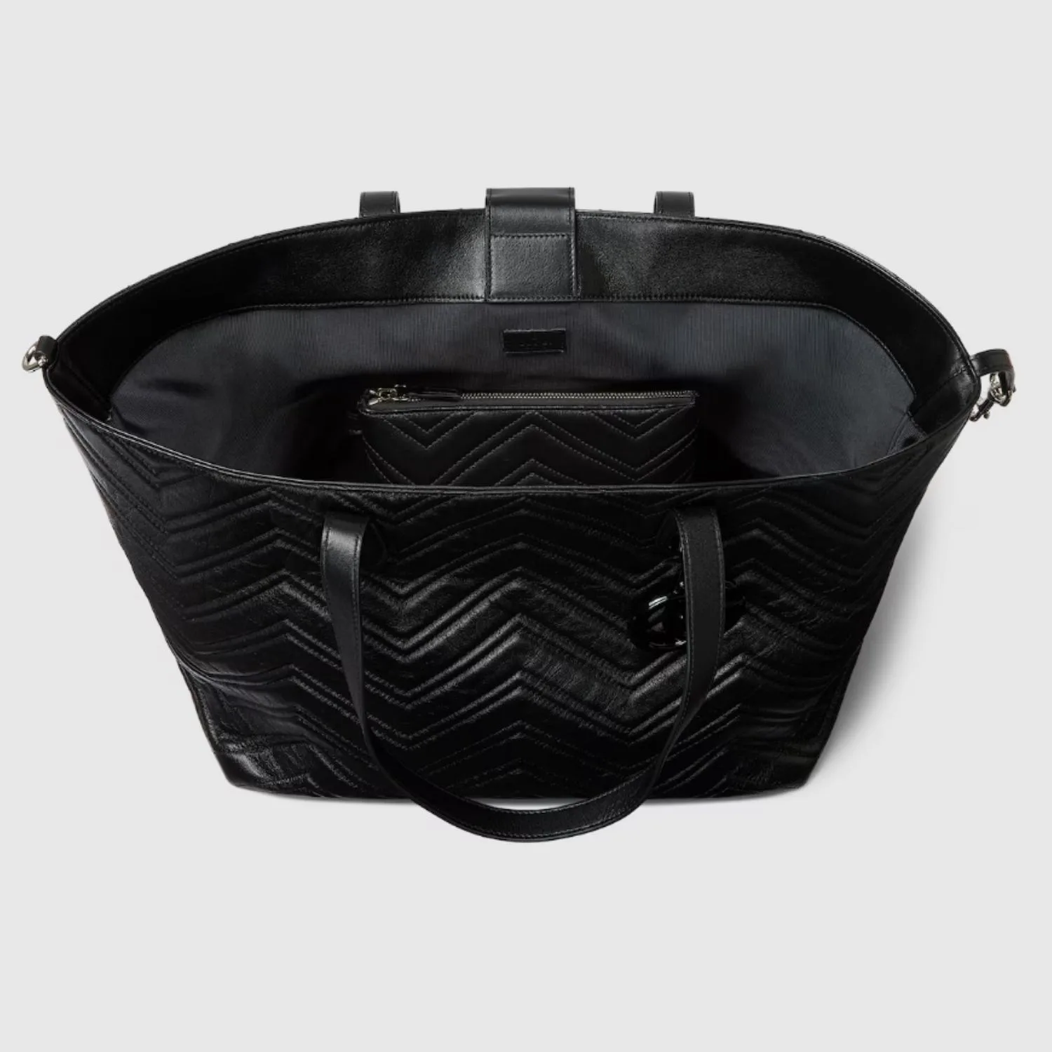 Gucci Marmont Large Tote Bag / Black Black Hardware - Image 6