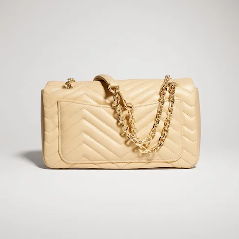 Gucci Marmont Medium Shoulder Bag / Light Yellow Gold Hardware - Image 7