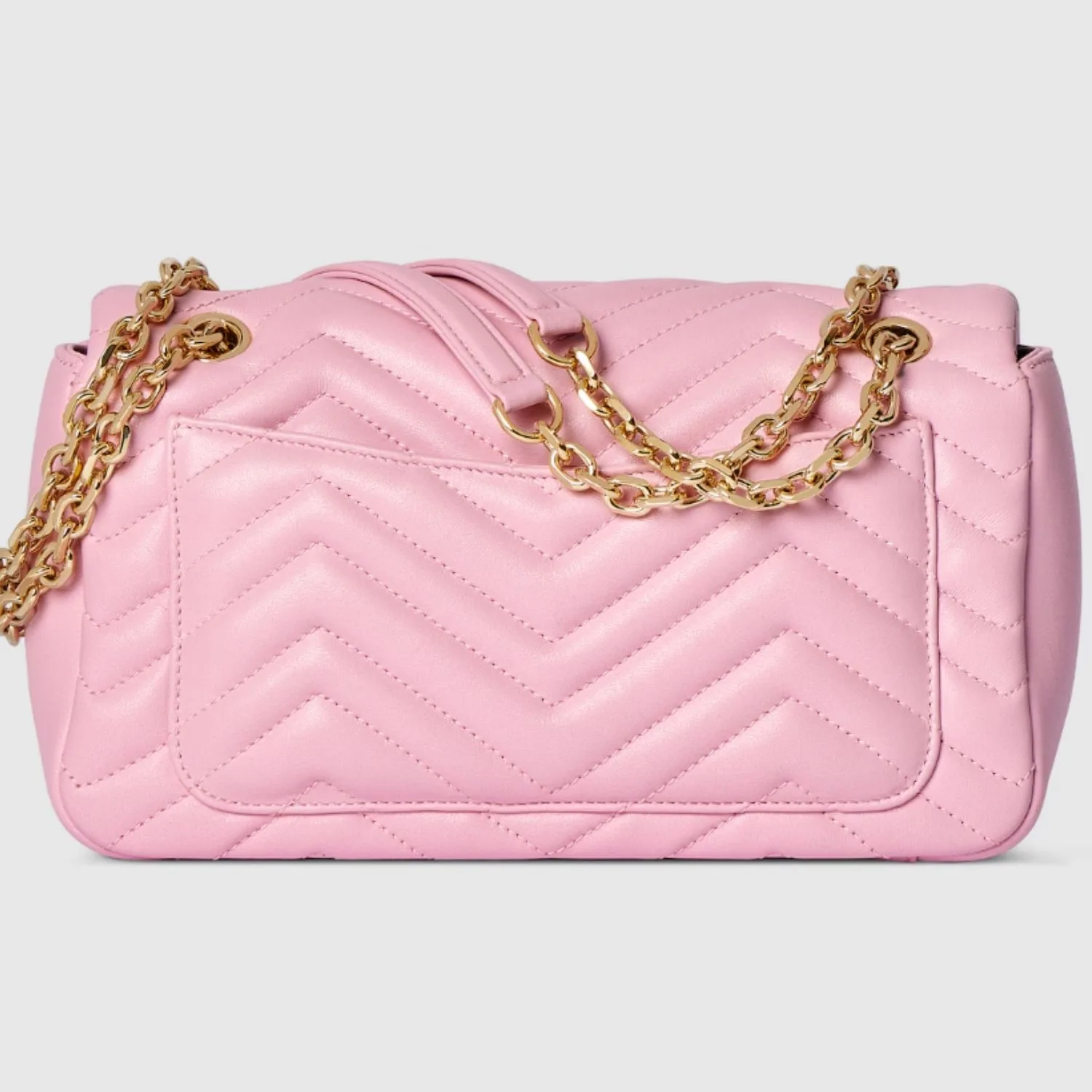 Gucci Marmont Medium Shoulder Bag / Light Pink Gold Hardware - Image 5