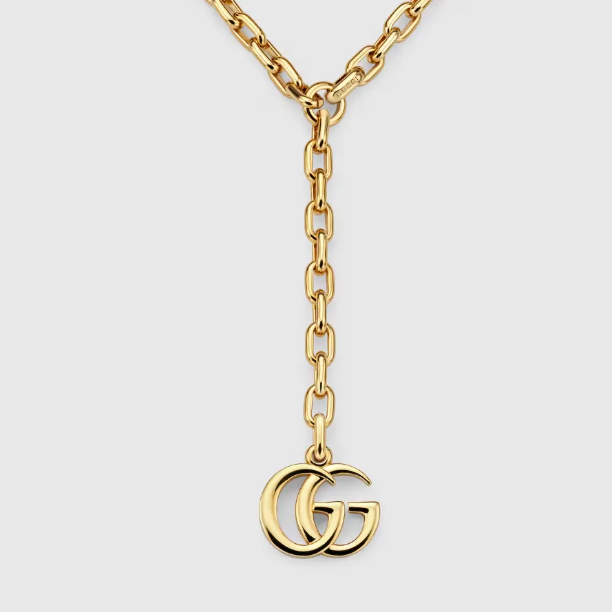 Gucci Marmont Pendant Chain Necklace Gold Hardware ? I8157 8027 - Image 4