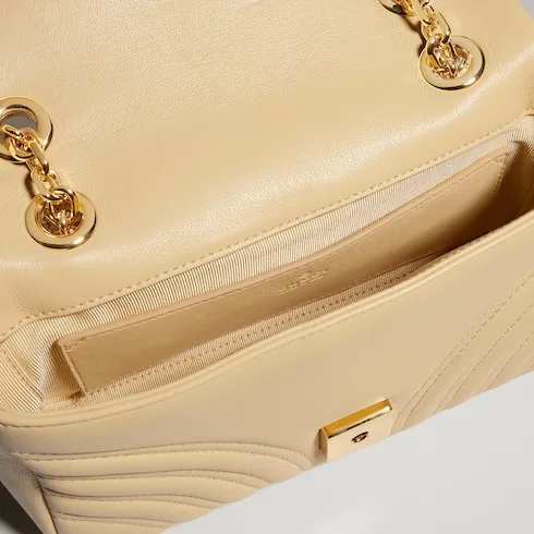 Gucci Marmont Small Shoulder Bag / Light Yellow Gold Hardware - Image 7