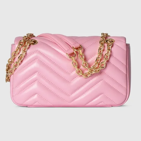 Gucci Marmont Small Shoulder Bag / Light Pink Gold Hardware - Image 6