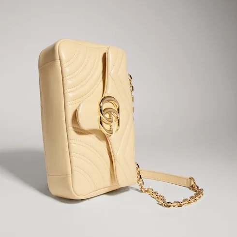 Gucci Marmont Small Shoulder Bag / Light Yellow Gold Hardware - Image 6