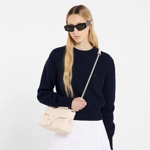 Gucci Marmont Small Shoulder Bag / Ivory Light White Hardware - Image 3