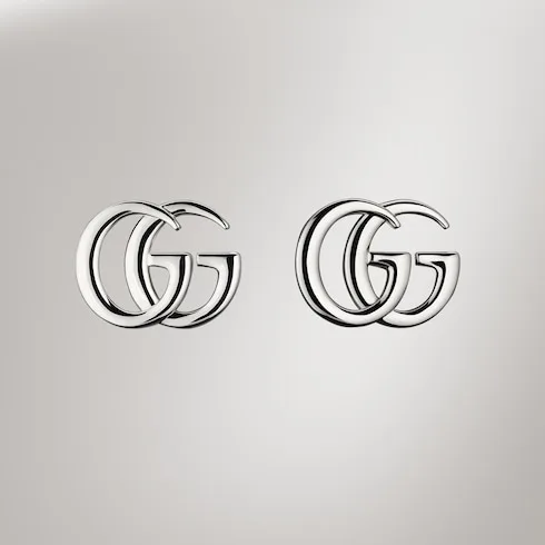 Gucci Marmont Stud Earrings Palladium Hardware - Image 3