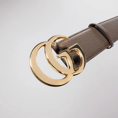 Gucci Marmont Wide Belt Dark Taupe - Image 5