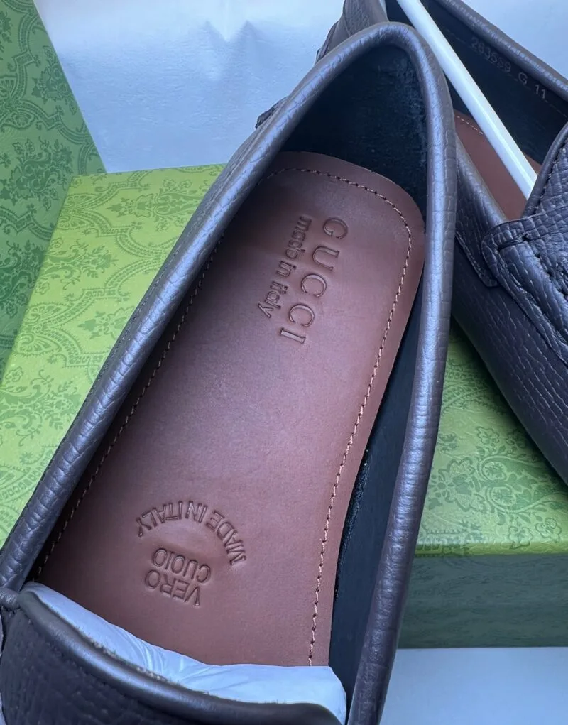 Gucci Horsebit Driver Brown - Image 4