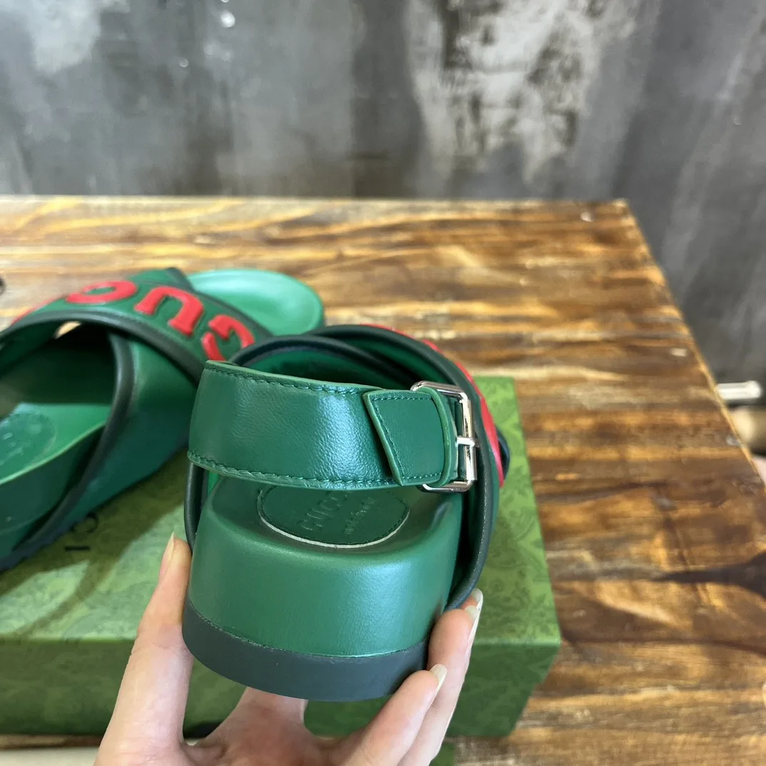 Gucci Men’s Sandal Green - Image 6