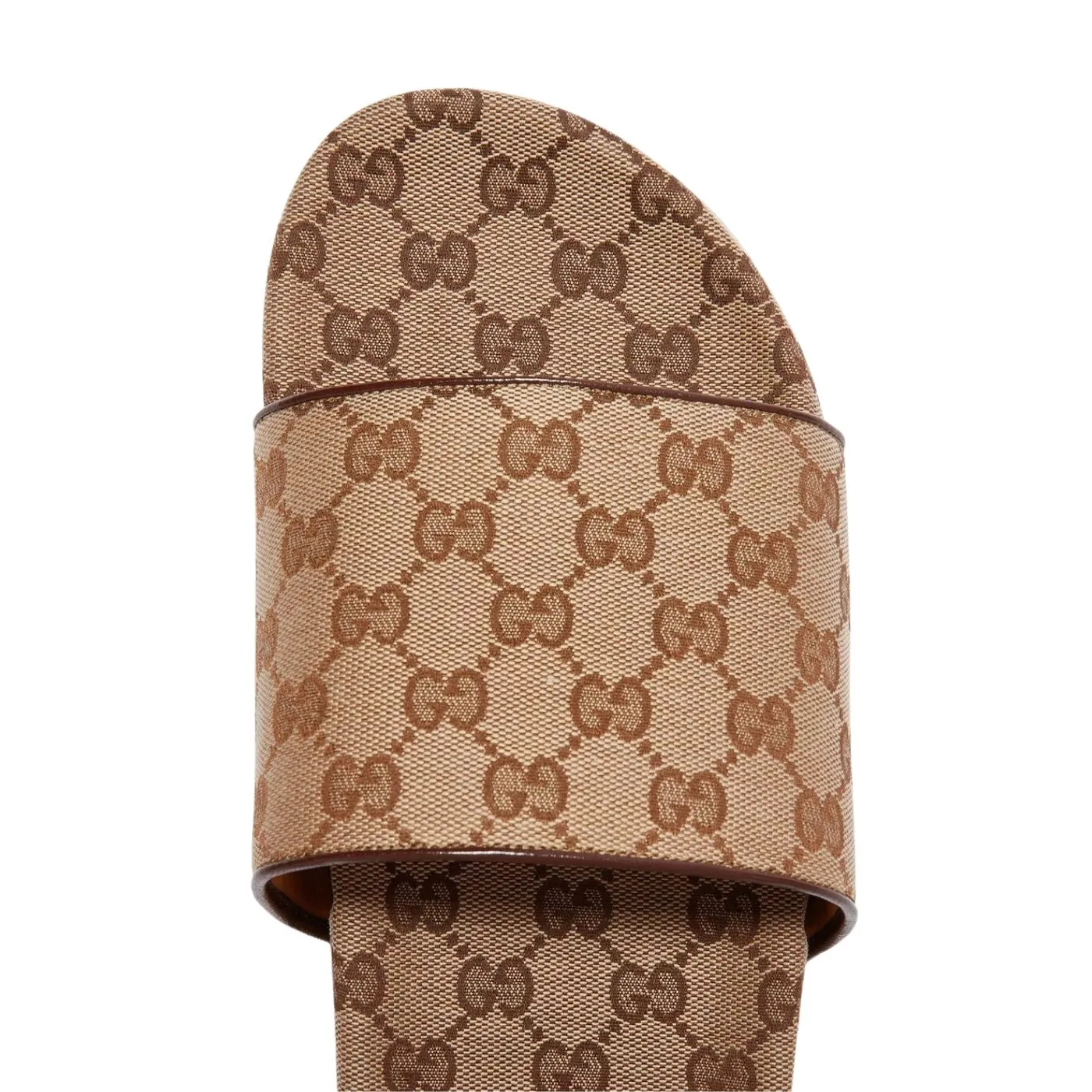 Alternative view of Gucci Men’s Beige & Brown-GG Slide Sandals