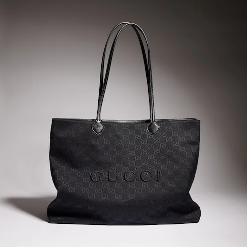Gucci NY Large Tote Bag / Grey/ Black Gold Hardware A00B4R FAGNG 1000 - Image 7