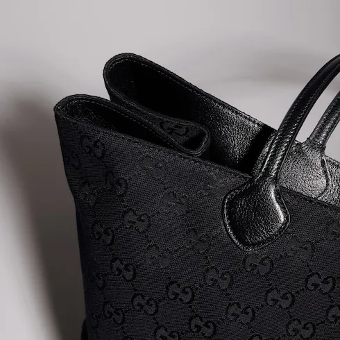 Gucci NY Large Tote Bag / Grey/ Black Gold Hardware A00B4R FAGNG 1000 - Image 10