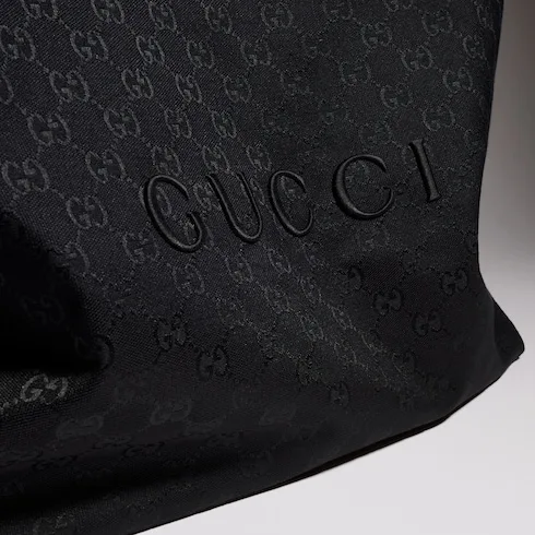 Gucci NY Large Tote Bag / Grey/ Black Gold Hardware A00B4R FAGNG 1000 - Image 11