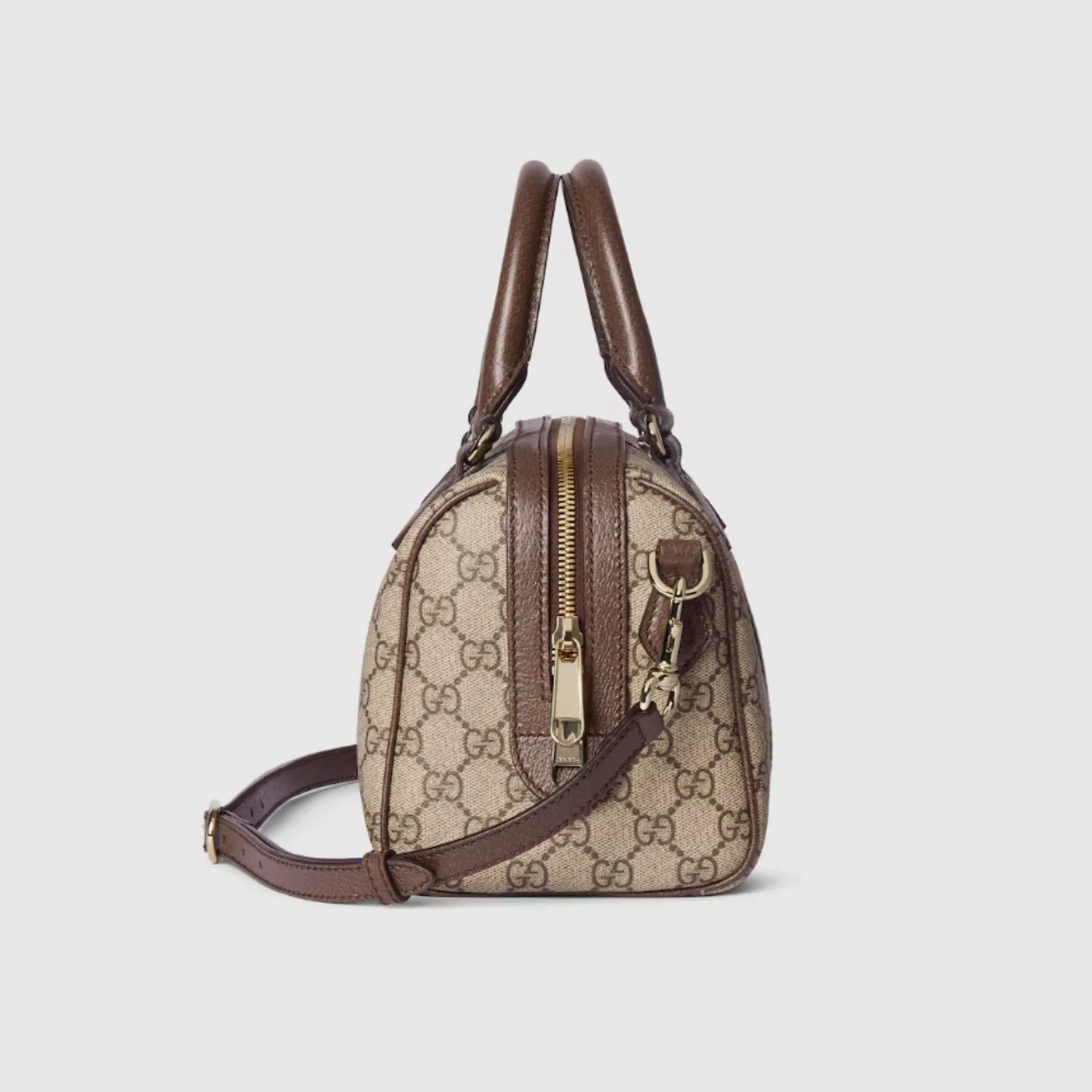 Gucci Ophidia Medium Boston Top Handle Bag / Beige Gold Hardware - Image 5