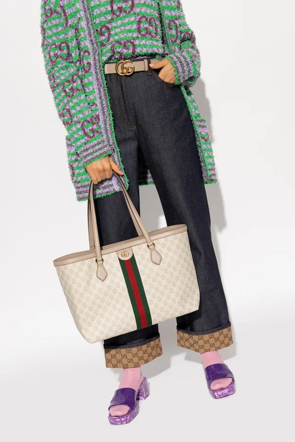 Alternative view of Gucci Ophidia Medium GG Tote Bag / Beige Gold Hardware