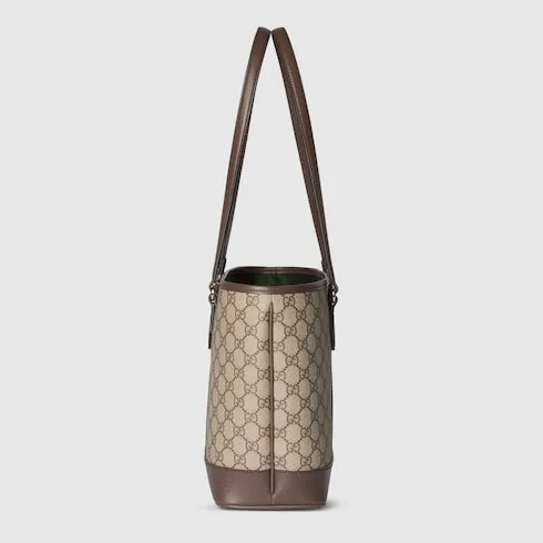 Gucci Ophidia Medium Tote Bag / Beige/ Dark Brown Gold Hardware - Image 6