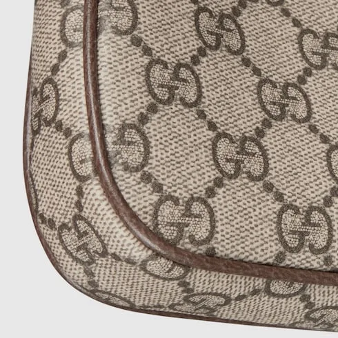 Gucci Ophidia Mini Shoulder Bag / Beige/ Dark Brown Gold Hardware - Image 11