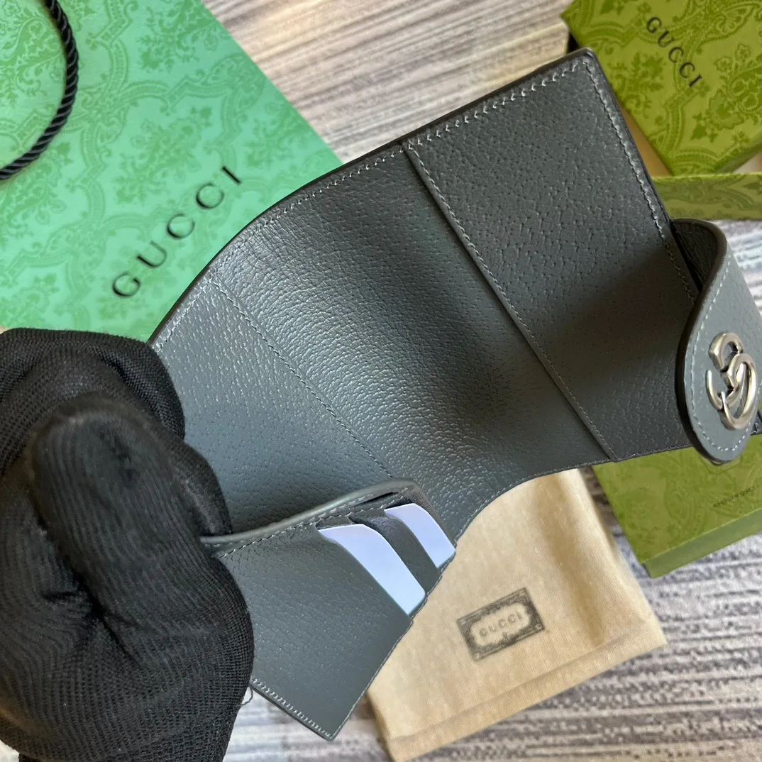 Gucci Ophidia Card Case Supreme Canvas Grey / - Image 8