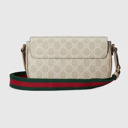 Gucci Ophidia Pochette Shoulder Bag / Beige/ Oatmeal Gold Hardware - Image 9