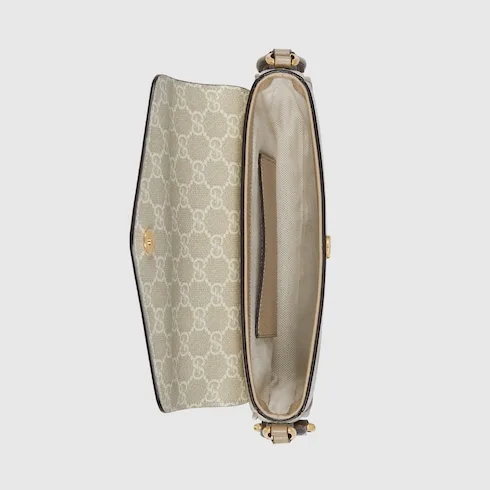 Gucci Ophidia Pochette Shoulder Bag / Beige/ Oatmeal Gold Hardware - Image 10