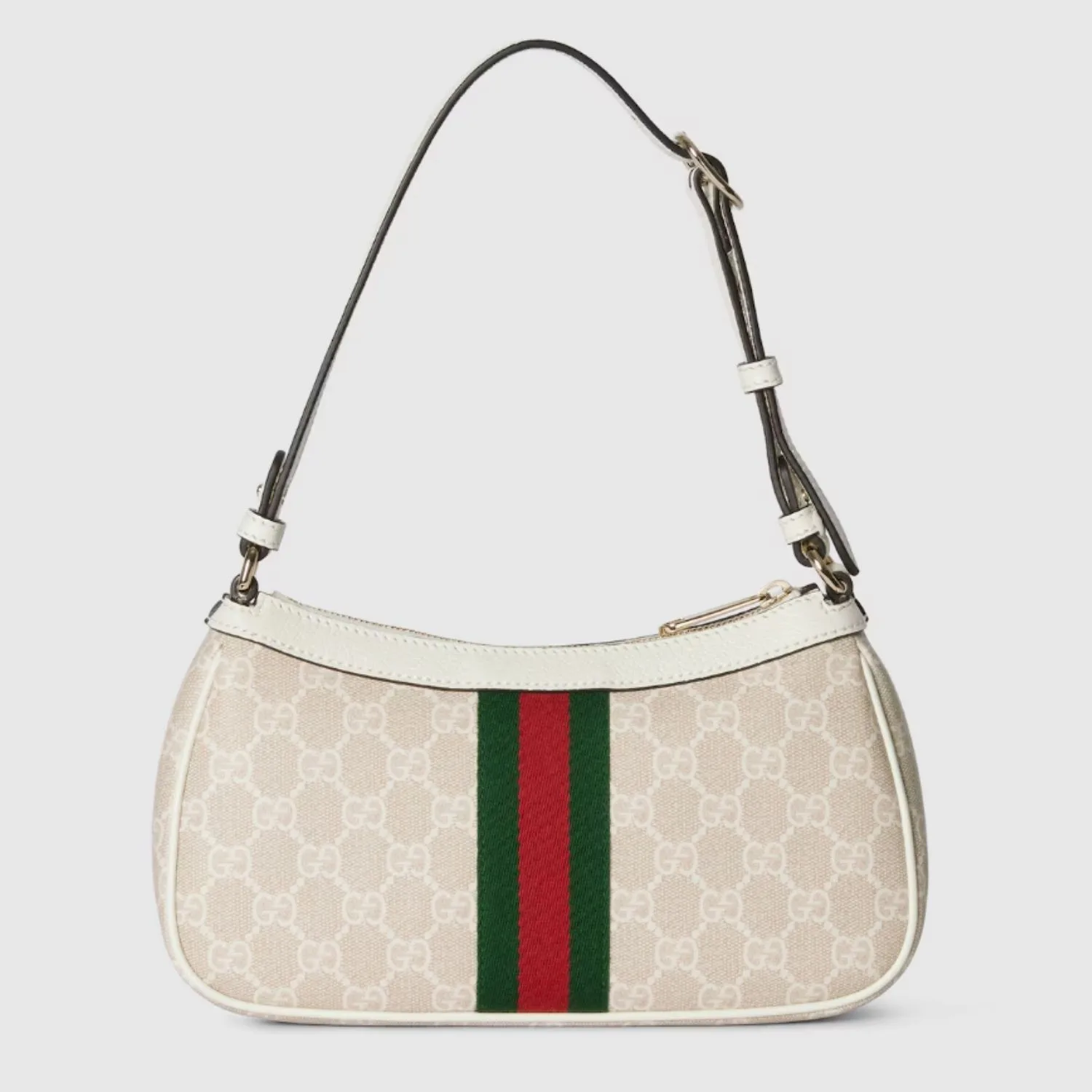 Gucci Ophidia Small Shoulder Bag / White Gold Hardware - Image 6