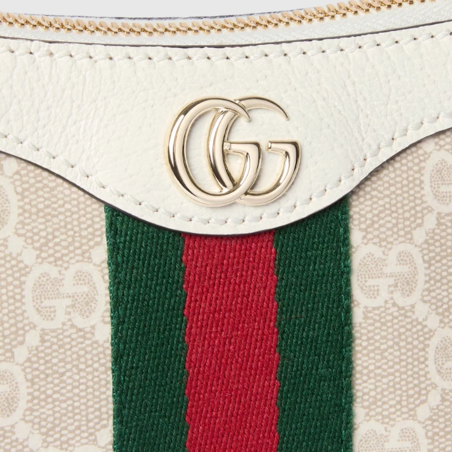 Gucci Ophidia Small Shoulder Bag / White Gold Hardware - Image 8