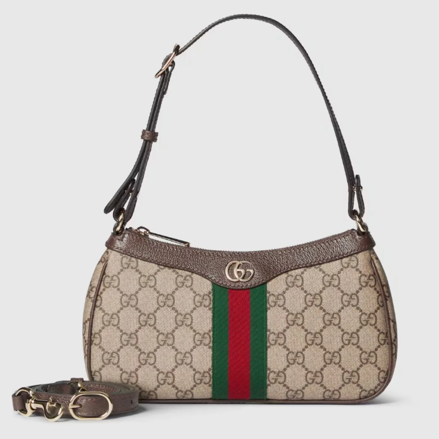 Gucci Ophidia Small Shoulder Bag / Beige Gold Hardware - Image 4
