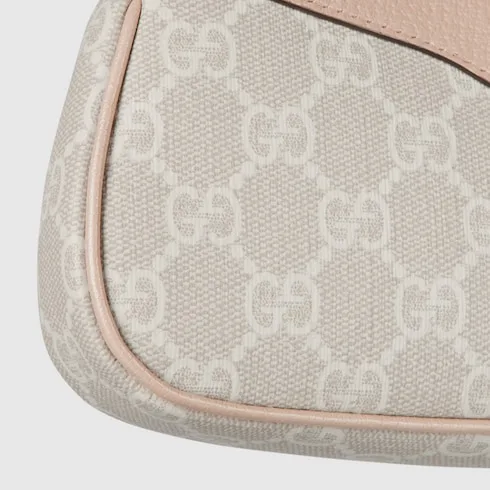 Gucci Ophidia Mini Shoulder Bag / Beige/ White Gold Hardware - Image 9