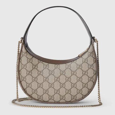 Gucci Ophidia Small Shoulder Bag / Beige/ Dark Brown Gold Hardware - Image 9
