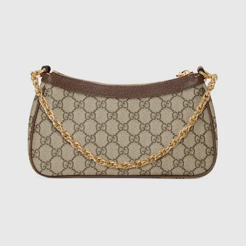 Gucci Ophidia Small Shoulder Bag / Beige/ Dark Brown Gold Hardware - Image 6