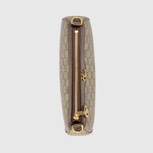 Gucci Ophidia Small Shoulder Bag / Beige/ Dark Brown Gold Hardware - Image 9