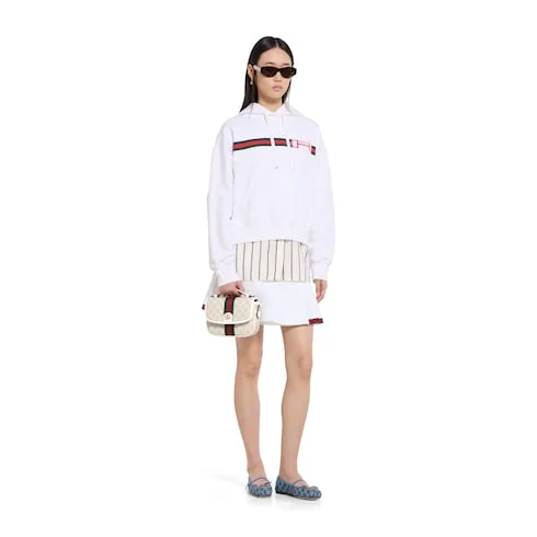 Alternative view of Gucci Ophidia Small Top Handle Bag / Beige And White Light Gold Hardware